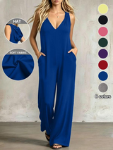 Plus Size Women's V-Neck One-Piece