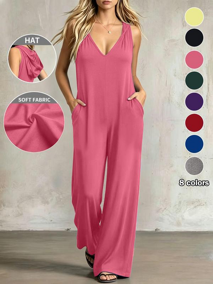 Plus Size Women's V-Neck One-Piece - view 5