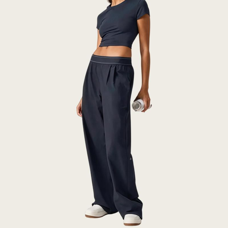 Women High Waist Pleated Wide Leg Pants - view 5