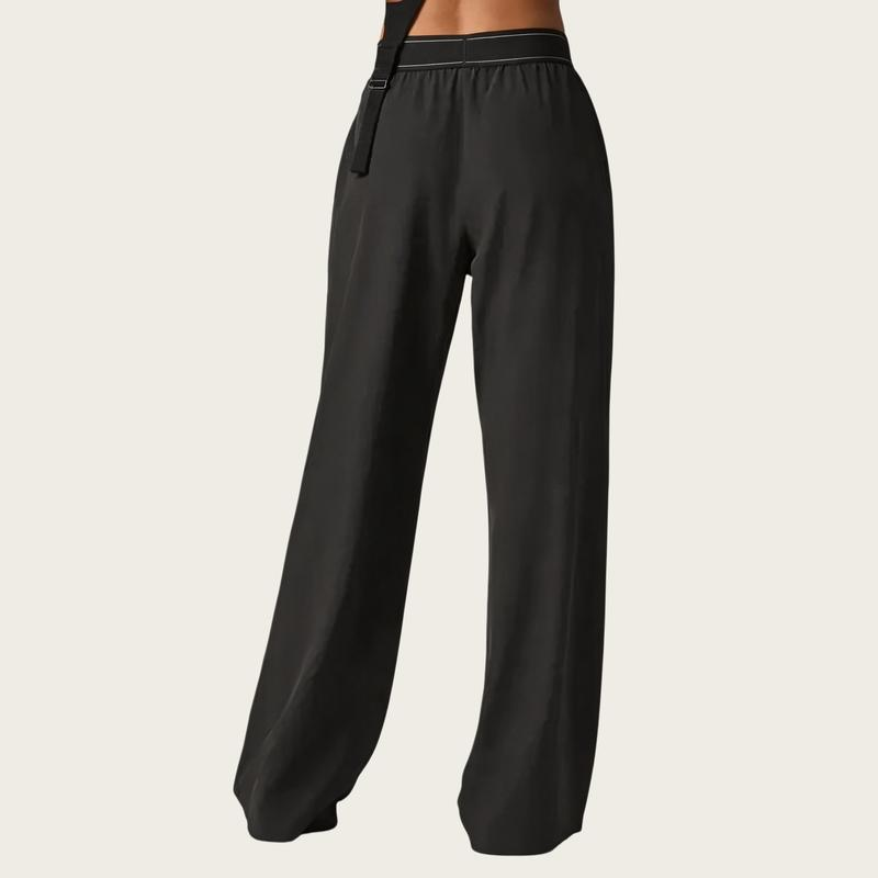 Women High Waist Pleated Wide Leg Pants - view 6